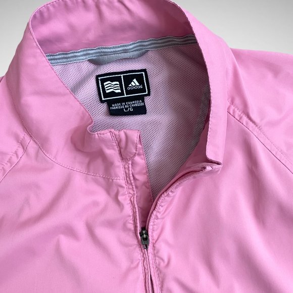 Adidas Light Pink Windbreaker Jacket - Picture 2 of 9